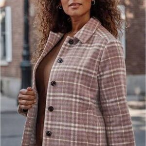 J. Jill Wearever Collection Plaid Jacket